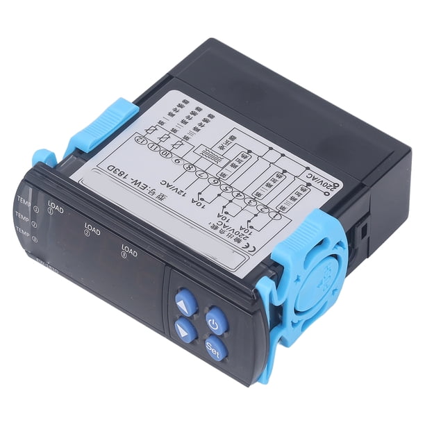 Termostato De Salida De 3 Vías, Kit De Controlador De Temperatura Con Función De Alarma AC220V Con 3 Sensores Para Máquina De Impresión