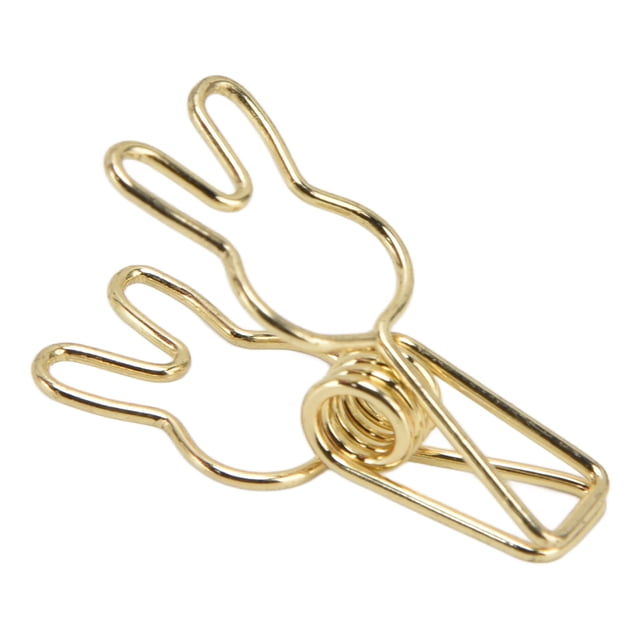20 Pcs Multipurpose Hollow Metal Binder Spring Clip, Strong Clamping Force with Hollow Design for Documents, Certificates, and More