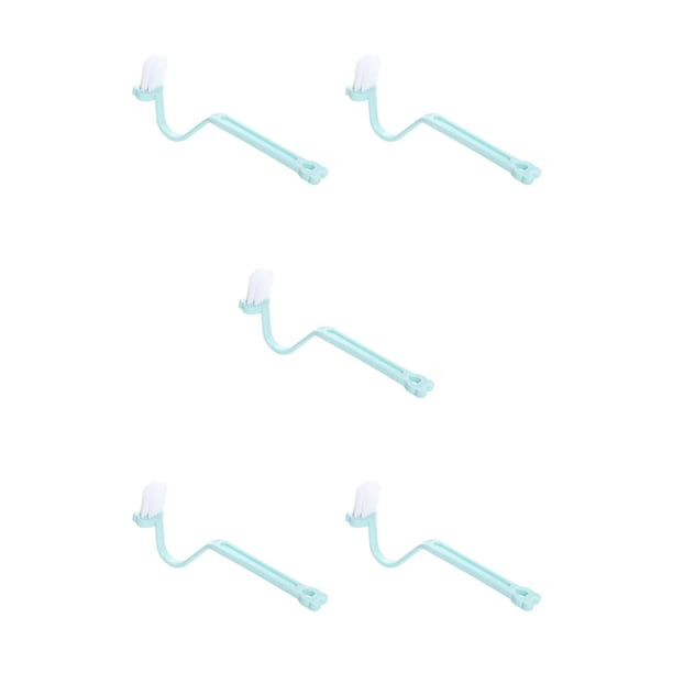 Naiovety Cepillo de limpieza en forma de S de alta con gancho, cepillos de baño de pelo suave, cepillo de limpieza para baño, herramientas de Type3 NO3 Naiovety CBP035345