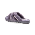 thumbnail image 3 of Dearfoams Cozy Comfort Women's Metallic Crossband Slippers, 3 of 6