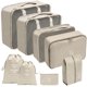 thumbnail image 1 of Juego organizador de viaje de 8 piezas: ¡cubos de embalaje para un viaje eficiente! Bolsa ordenada para zapatos, 1 of 9