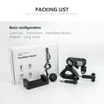 thumbnail image 2 of Camera Mount Clamp Mount Bicycle Handlebar Adapter Mount with Dual 360°Rotatable Ball Head with GoPro Adapter Fixed Screw Phone Clip Compatible with Phone GoPro 12/11/10/9/8/7 and Other Action Cameras, 2 of 9