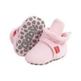 thumbnail image 2 of Baby Unisex Baby Cozy Fleece and Faux Sherpa Booties, 2 of 4
