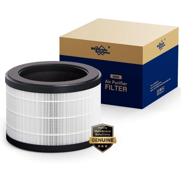 Original Replacement Filter for Membrane Solutions MSB5W Air Purifier, 1 Pack