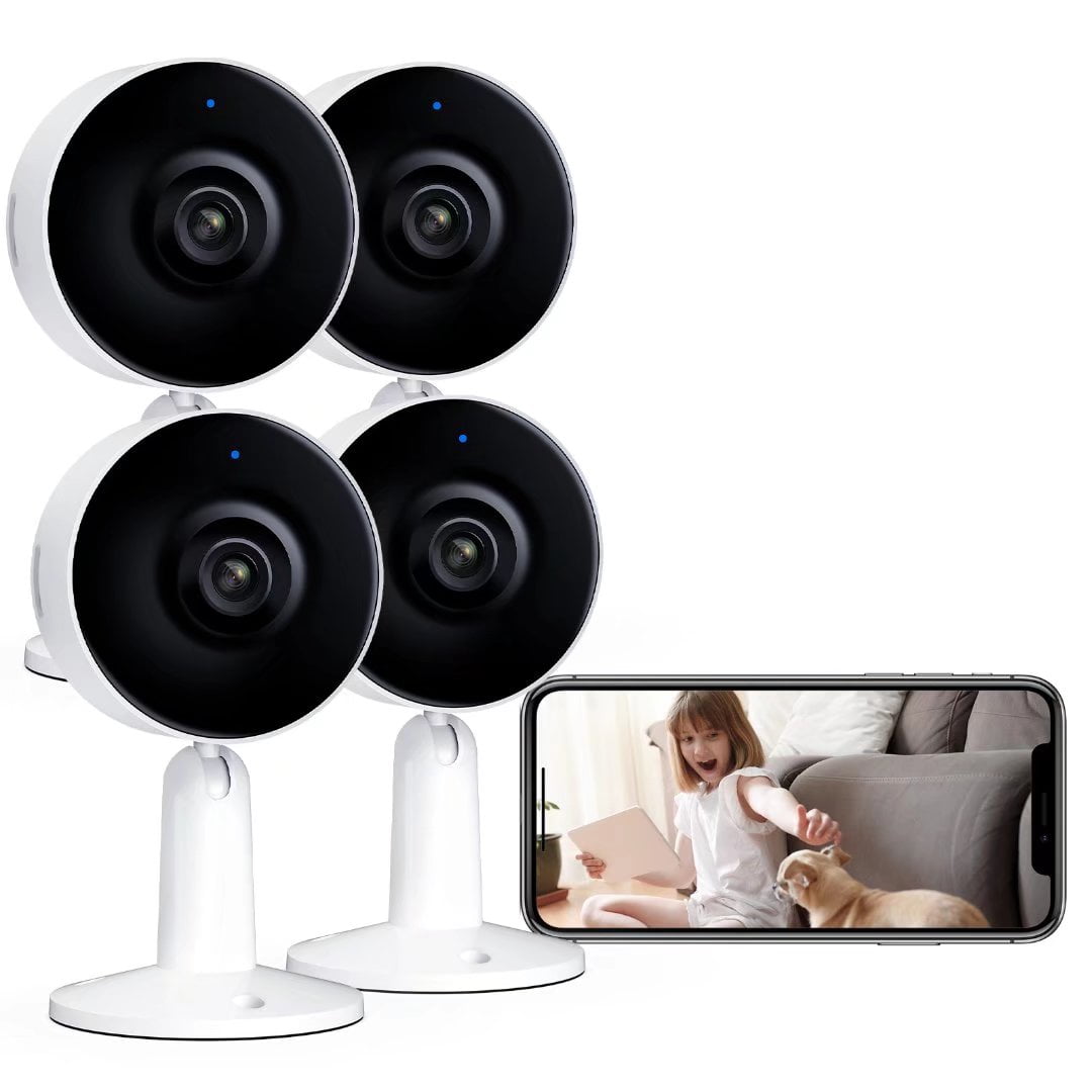 Arenti IN1 Indoor Home Security Camera , (4Pack) Wifi and Phone APP
