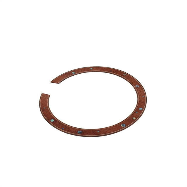 Youkk Guitar Decal Durable Beautiful Inlay Stickers DIY Accessories Decorative Strings Rosette for Acoustic Folk Musical Instrument