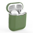thumbnail image 1 of Funda protectora para Airpods de Apple, funda de silicona para auriculares inalámbricos Bluetooth de primera y segunda generación, carcasa protectora universal para auriculares, 1 of 5