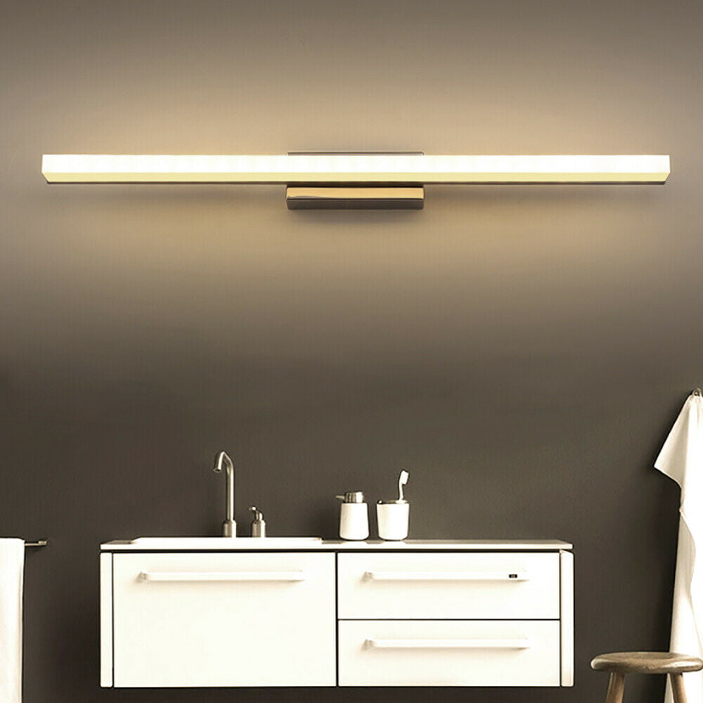 Modern Bathroom Lighting LED Acrylic Mirror Front Make-up Wall Lamp Vanity Light 