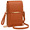 Brown, variant on Touch Screen Mobile Phone Messenger Bag, Women's Touch Screen Crossbody Phone Purse with Shoulder Strap for Everyday Travel