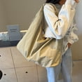 thumbnail image 2 of Bolso hombro Mujeres All-Match Handbag gran capacidad sólida Color sólido, 2 of 9