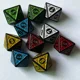 thumbnail image 2 of Dados poliédricos de varios lados para juego de mesa, juego de dados digitales arcatistas de 8 lados para TRPG DND, accesorios, juego de dados de mesa, 10 unidades por lote, 2 of 4