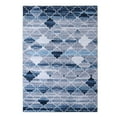 thumbnail image 4 of Modern Area Rug, Geometric Pattern Print Velvet Plush Carpet Distressed Accent Rug, 4 of 9