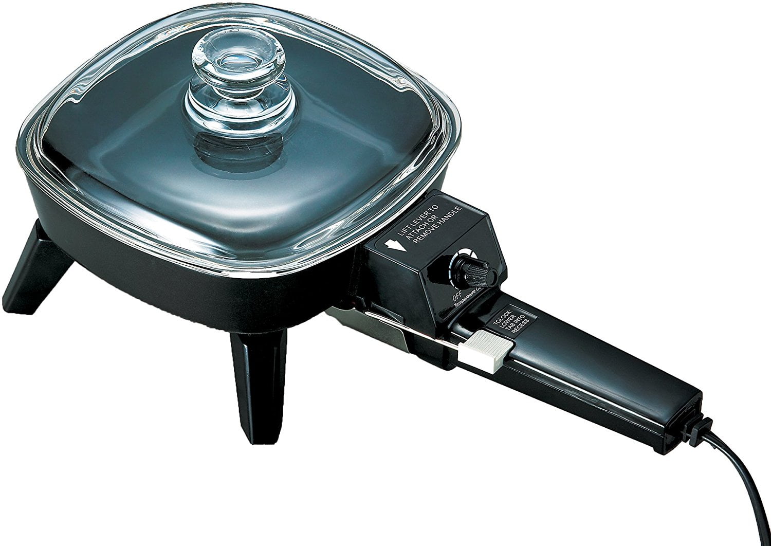 Brentwood SK45 6" Electric Skillet w/Glass Lid