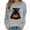 Gray, variant on Sweatshirts for Women Halloween Printed Long Sleeve Hooded Hoodie
