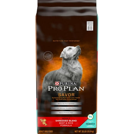 Purina Pro Plan Complete Essentials Adult Shredded Blend Beef and Rice Formula Dry Dog Food 18 lb