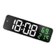 thumbnail image 3 of Reloj despertador digital extragrande con pantalla LED, montaje en pared, enchufable para el hogar, visión nocturna nítida, 3 of 8