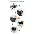 thumbnail image 2 of Portable Camping Aluminum Alloy Folding Table Multifunctional Light Weight Table, 2 of 8