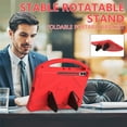 thumbnail image 3 of TECH CIRCLE Kids Case for Samsung Galaxy Tab S9 Ultra/ S8 Ultra Tablet Case 14.6",Lightweight Shockproof Rugged Protective EVA Kids Friendly Handle Stand Child Proof Kids Case with Pencil Holder,Red, 3 of 7