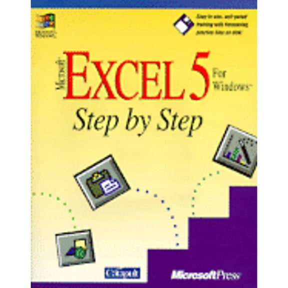 Pre-Owned Microsoft Excel 5 for Windows: Step by Step, 9781556155871, 1556155875, Paperback, Subsequent edition