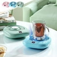 thumbnail image 6 of Coffee Kitchen Blender, ABS Red Food Blender, USB Coffee Cup Mixing Plate Automatic Mixing And Rapid Suitable For Various Cups Of Milk Powder Drinks Coffee Portable Automatic Mixing Plate, 6 of 9