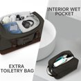 thumbnail image 3 of Bolsa de viaje ETRONIK Duffle & Gym con compartimento para zapatos 42 L, color verde, 3 of 7