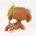thumbnail image 5 of Minilps Pet Toy Dachshund #556 with Bowknot Accessory,Heart Eyes,Collectible Mini Toy Figurines, 5 of 7