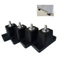 thumbnail image 1 of Soporte de almohadillas de goma para montaje de aire acondicionado Uso para unidades exteriores Mini split, HVAC y condensadores de aire acondicionado central | Soporte amortiguador para máquina (paqu, 1 of 5
