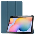 thumbnail image 1 of For Samsung Galaxy Tab S6 Lite 10.4 inch P610 P615 Case with Pencil Holder Tri-Fold Stand Case Tablet Shell For Tab S6 Lite 2022 Dark Green Tab S6 Lite 2022, 1 of 5