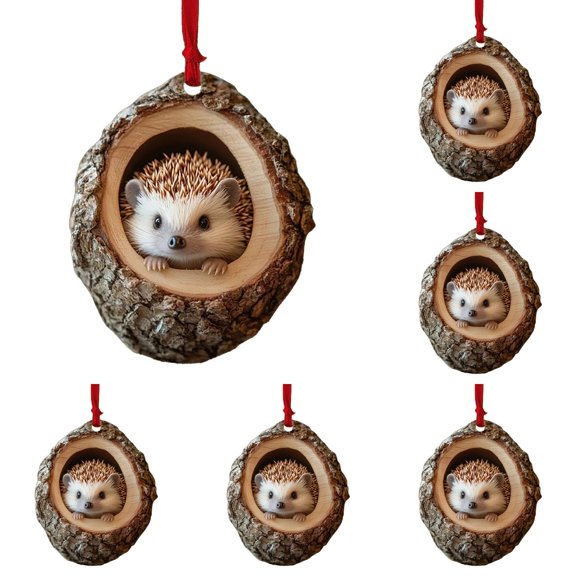 Animal Christmas Ornament This Handmade Animal Christmas Ornament Is Crafted With Exquisite Materials And Craftsmanship To Enhance The Holiday Spirit 10PCS