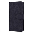 thumbnail image 3 of Mantto Cases for Samsung Galaxy Note 20 - 6.7 inch Magnetic Wallet Case for Women Card Holder Flip Cover Embossed Mandala Flower Kickstand PU Leather Magnetic Folio with Strap, Black, 3 of 8