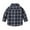 Navy Blue, variant on Boys Girls Flannel Plaid Shirts Long Sleeve Spring Buffalo Western Button Down Shirt Vintage Lightweight for 2-10Y