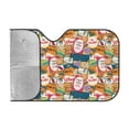 thumbnail image 2 of Bingfone Retro Summer Stamp Car Windshield Sunshade,Sun Foldable Sun Shield Sun Visor for Car - Medium, 2 of 9