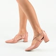 thumbnail image 6 of Journee Womens Galvinn Crisscross Strap Pointed Toe Pumps, Widths Available, 6 of 9