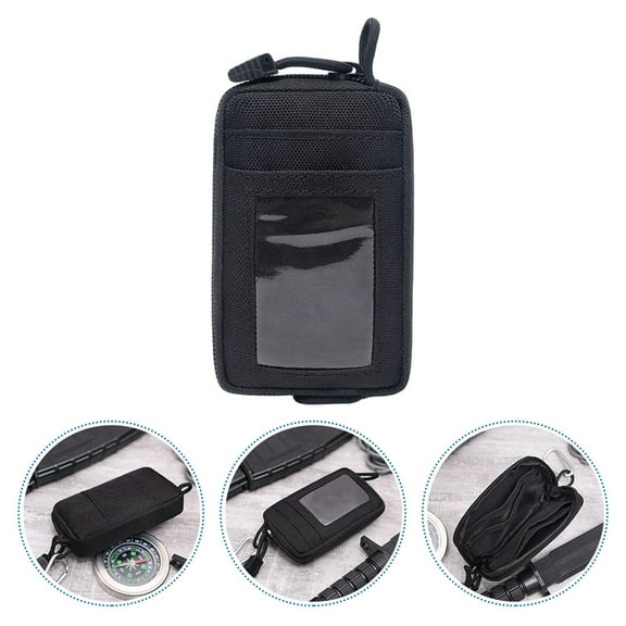 FRCOLOR  Outdoor Fanny Pack Running Waist Coins Bag Utility Man Black