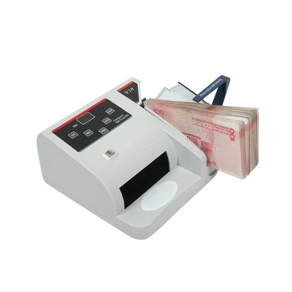 Money Counter Machine V10 Portable Money Counting Machine Fake Bankenotes Detection Cash Counter Counterfeit Detector Machine ,Accurate and Fast