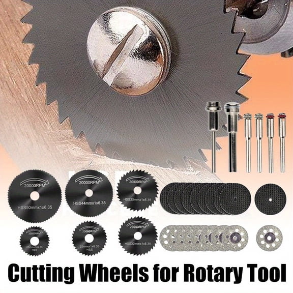 Professional Cutting Wheel Kit for Dremel Tools - 36-Piece Accessory Set for Wood, Metal, Plastic