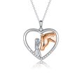 thumbnail image 1 of Collar GULICX Horse para niñas y mujeres con colgante en forma de corazón, 1 of 7