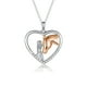 thumbnail image 1 of Collar GULICX Horse para niñas y mujeres con colgante en forma de corazón, 1 of 7