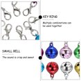 thumbnail image 2 of SHISUYAN 24Pcs Decorative Keychain Electroplated Bell Pendants Keyrings (Random Color), 2 of 8