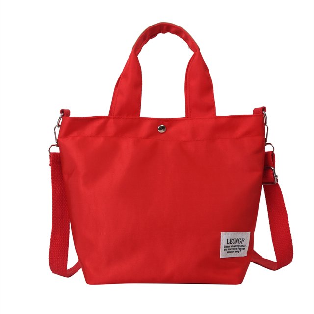 Bolso de moda para mujer Bolso de compras Bolsos de mano Bolso con cremallera Bolso de hombro (Rojo)