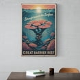 thumbnail image 6 of Motivational Great Barrier Reef Poster Retro Inspirational Vintage Travel Wall Art for Library Office Therapy Room Decor Canvas Poster, 6 of 8