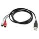 thumbnail image 3 of Cable divisor de conector USB a 2 Adaptador compuesto de audio AV para TV / PC SM SunniMix USB A Enchufe macho a RCA hembra, 3 of 8