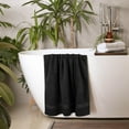 thumbnail image 3 of Utopia Towels Bath Sheet Set of 2, 600 GSM, Large bath towels "35x70", Absorbent Cotton, Black, 3 of 6