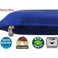 thumbnail image 5 of Dogbed4less 45"x27"x3" Memory Foam Platform Bed for Medium Large Dog, Nylon Blue Cover, 5 of 7