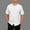 White, variant on OGLCCG Plus Size Shirt for Men Crewneck Short Sleeve Button Down Beach Shirts Summer Lightweight Breathable Casual Loose Fit Tees Tops,XXL,Brown