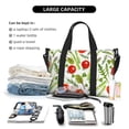 thumbnail image 4 of Travel Duffle Bag Asparagus tomato Pattern Travel Tote Bags Carry on Luggage Waterproof Weekender Bags with Top Handle Adjustable Shoulde Strap for Travel Gym, 4 of 5