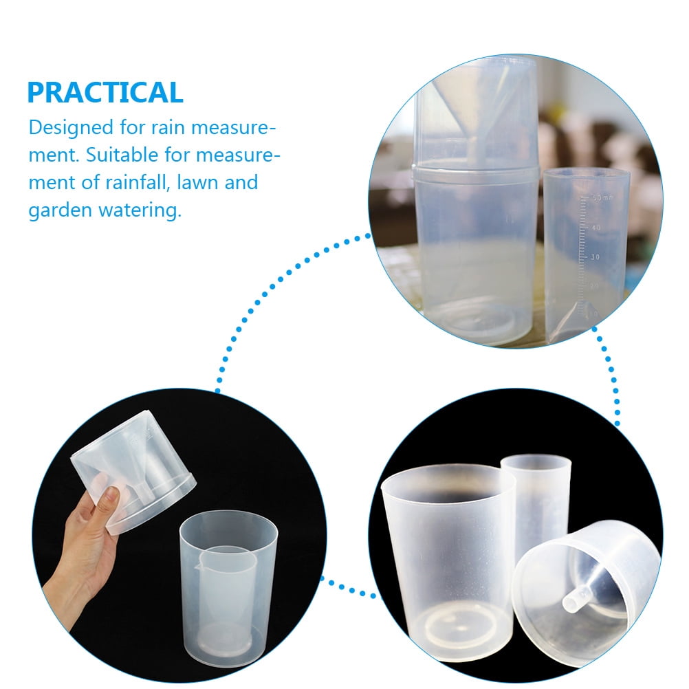 Rain Gauge Replacement Tube Garden Outdoor Plastic Gardening Tools Primary School Number