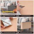 thumbnail image 4 of 39.4"x15.8" Cat Scratch Mat,Trimmable Self-Adhesive Carpet, DIY Cat Climb Covered Pads for Furniture Couch or Wall Protector (Beige), 4 of 9