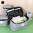 thumbnail image 5 of Portable First Aid Kit with Reflective Strip, Handheld Travel Medicine And Medication Storage Bag (1PC Red S), 5 of 7