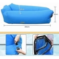 thumbnail image 2 of Inflatable Lounger, Portable Inflatable Sofa, Air Couch, For Camping, Holidays, Hiking_Perfect Gift, 2 of 5